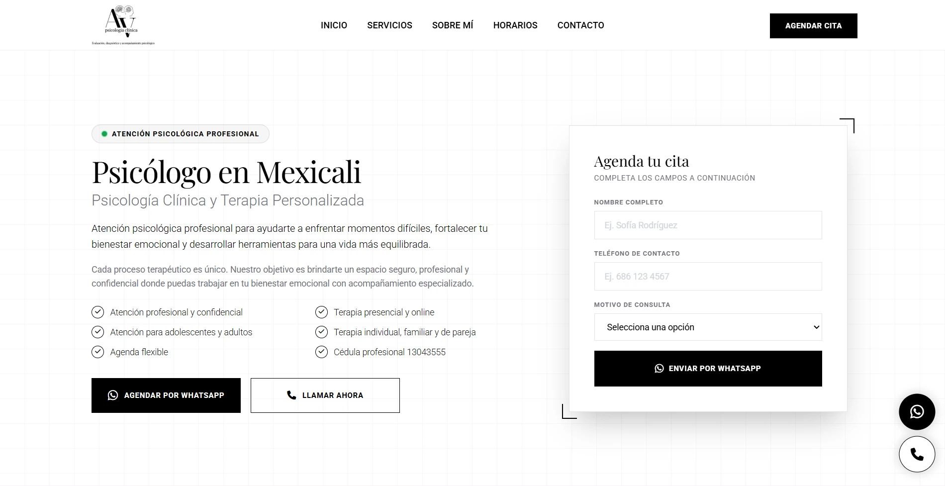 Psicólogo Alan Vargas Website