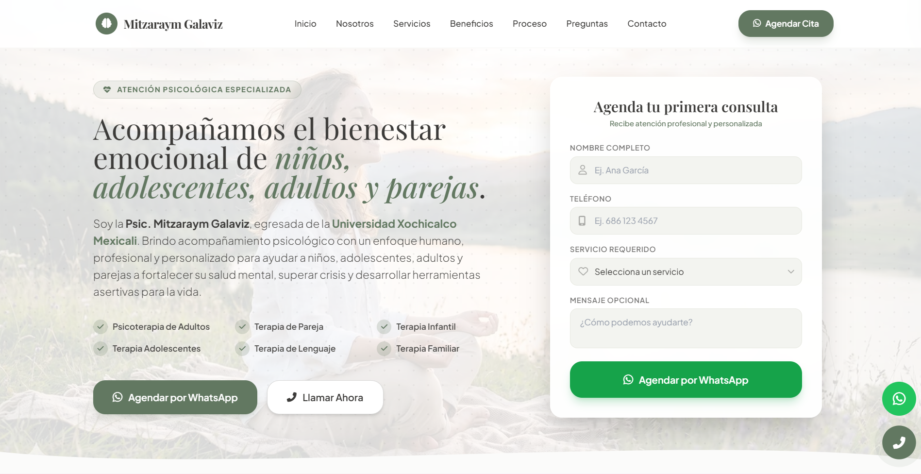 Psicóloga Mitzaraym Galaviz Website