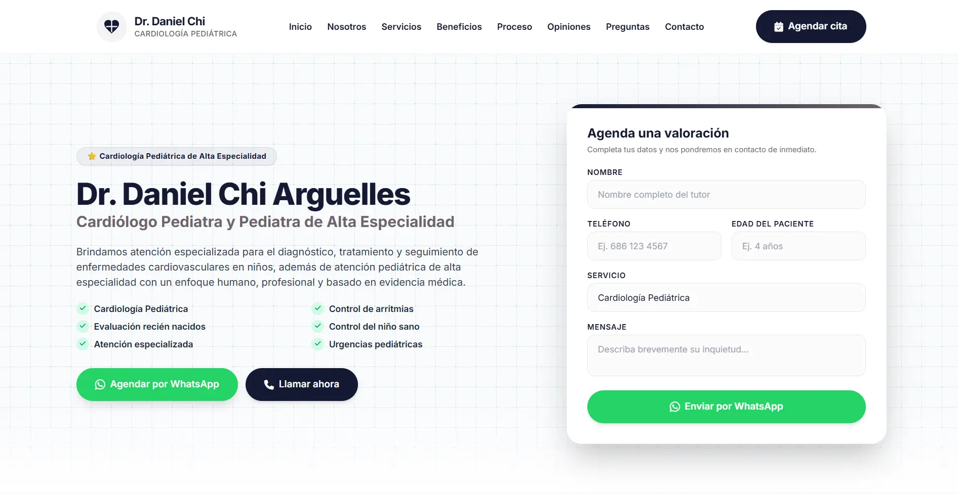 Dr. Daniel Chi Arguelles Website
