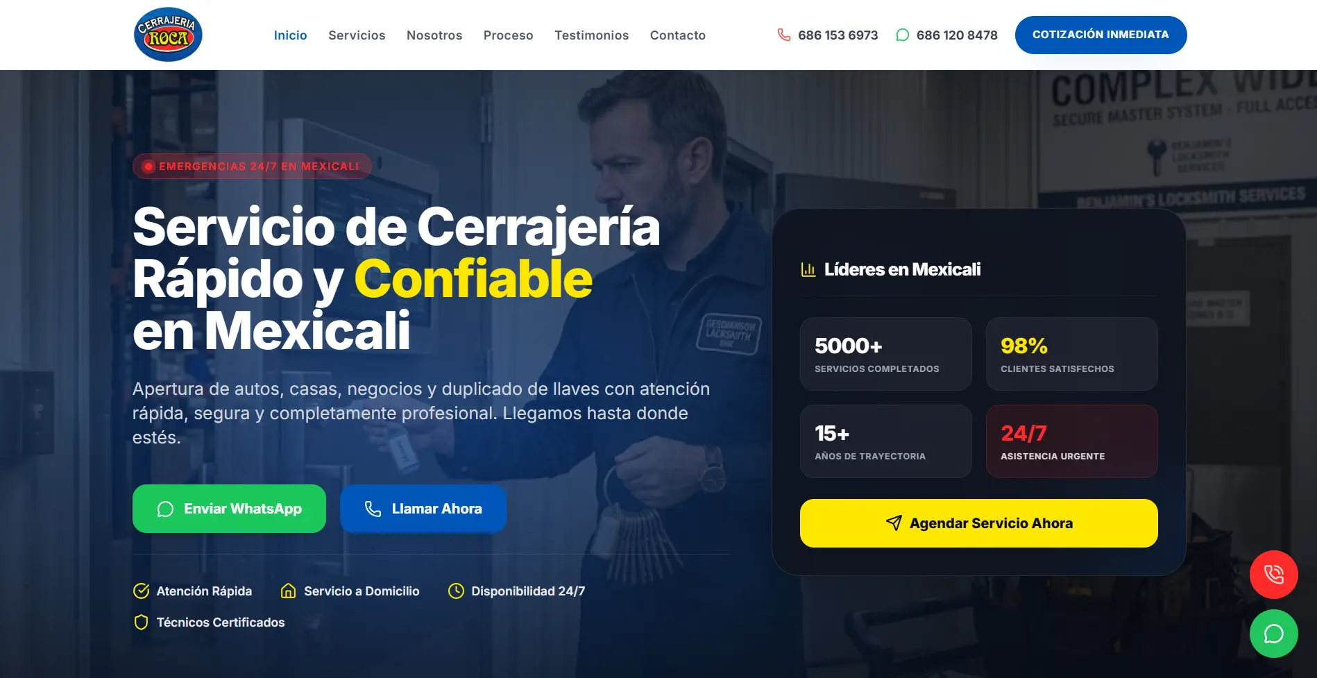Cerrajería Roca Website