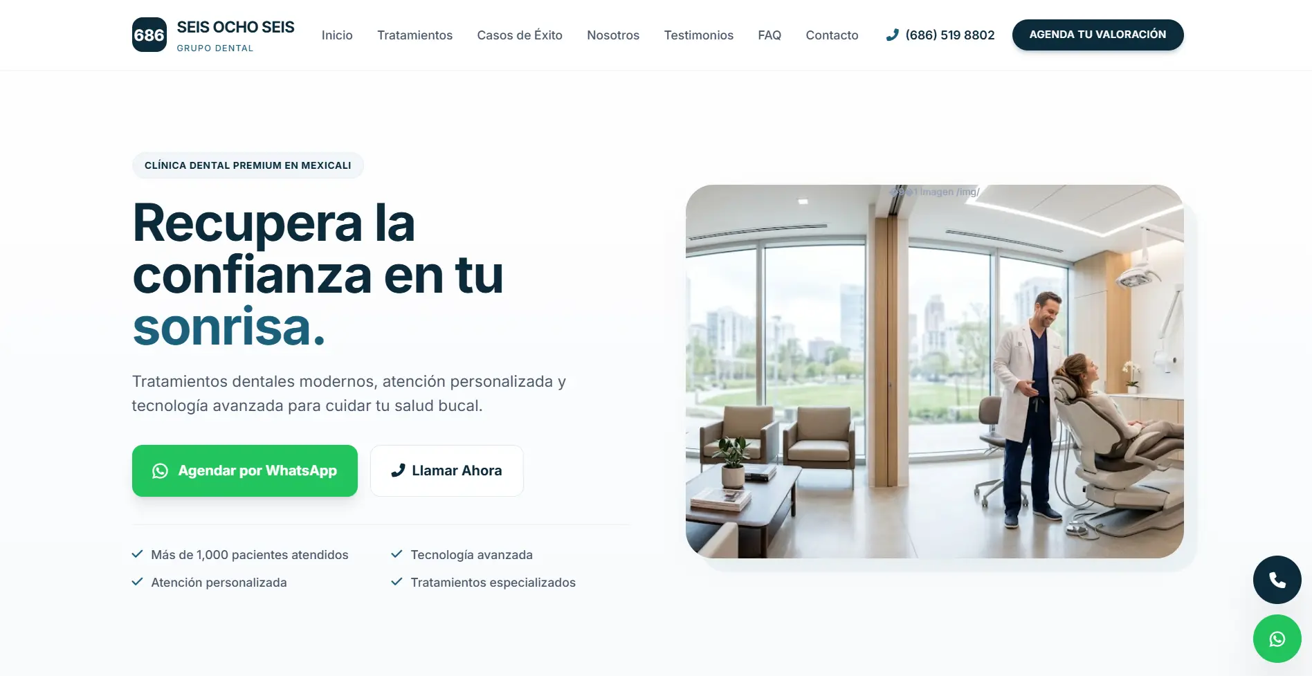 Clínica Dental 686 Website